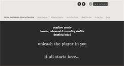 Desktop Screenshot of markeemusic.com