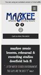 Mobile Screenshot of markeemusic.com